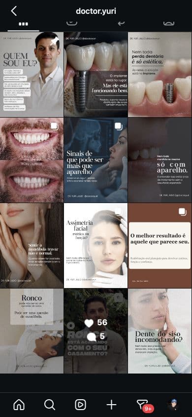 Posts do Instagram de Dr. Yuri Julio