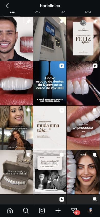 Posts do Instagram de Hori Clínica